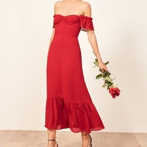 Reformation butterfly dress